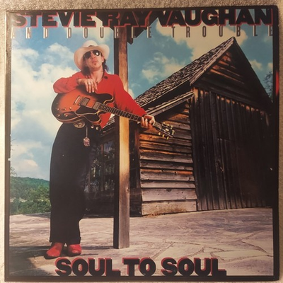 #ad Stevie Ray Vaughan And Double Trouble Soul To Soul 1985 Vinyl Epic FE 40036 VG $19.94