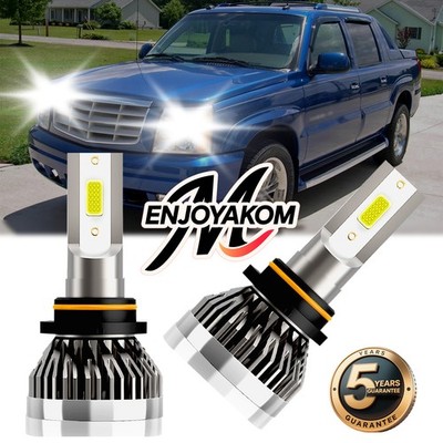 For Cadillac Escalade 1999-2002 LED Headlight Low Beam Bulbs Kit 10000lm White