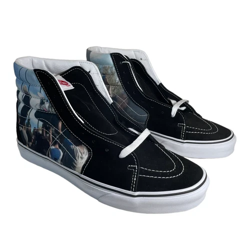 Sneaker Vans Sk8 Hi Moca Frances Stark nere nuove con etichette taglia M10 5 W12 0 VN0A5KRHA55
