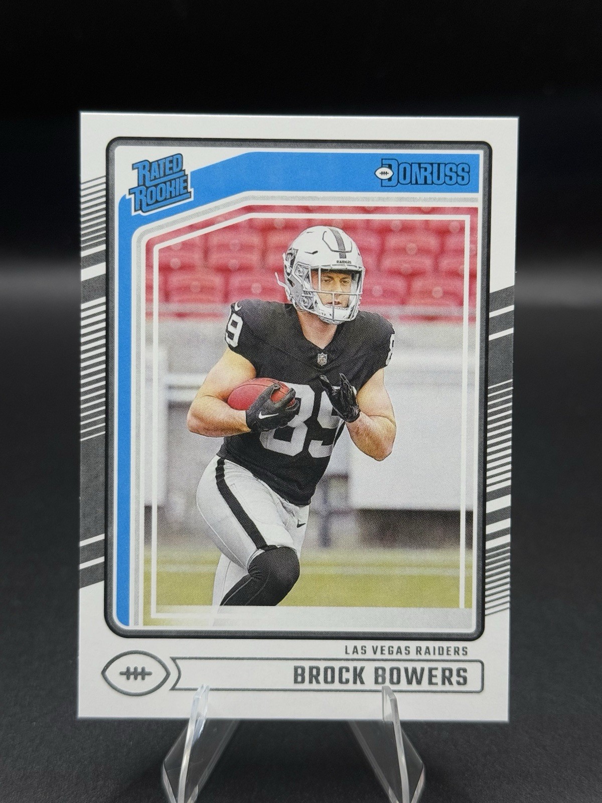 2024 Donruss Brock Bowers Rated Rookie Base#394 Las Vegas Raiders (RC)