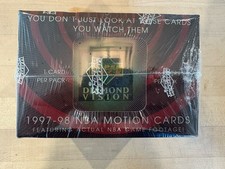 1997-98 97/98 Upper Deck Diamond Vision Basketball Hobby Factory Sealed Box