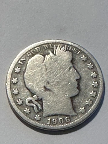 1906 O BARBER Half Dollar US 50c    ONE BEAUTIFUL COIN FULL RIM N 264