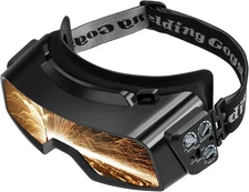 Welding Glasses Auto Darkening View Area 4.82 X 1.38 Inch Welding Goggles for Me