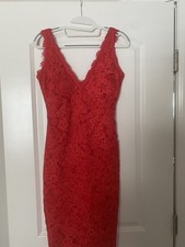Betsy Adams Dress Size 4 Red 
