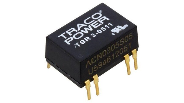 Przetwornica Dc/Dc, 3W, Uwej: 4,5...9VDC, Uwyj: 5VDC, Iwyj: 600Ma TDR 3-0511 TRA-image