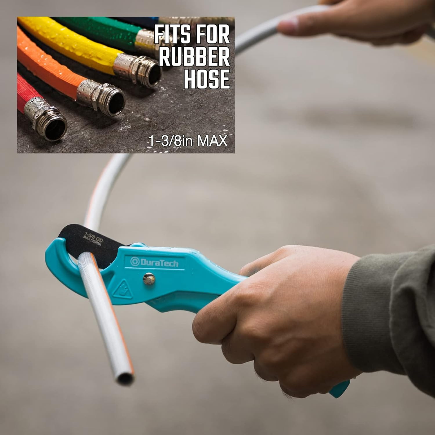 Ratchet Pipe Cutter 1/8–1 Inch PTFE Coated Tubing Cutter for PEX Hose