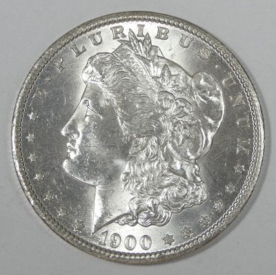 1900-O Morgan Dollar Nice BRILLIANT UNCIRCULATED Silver Dollar