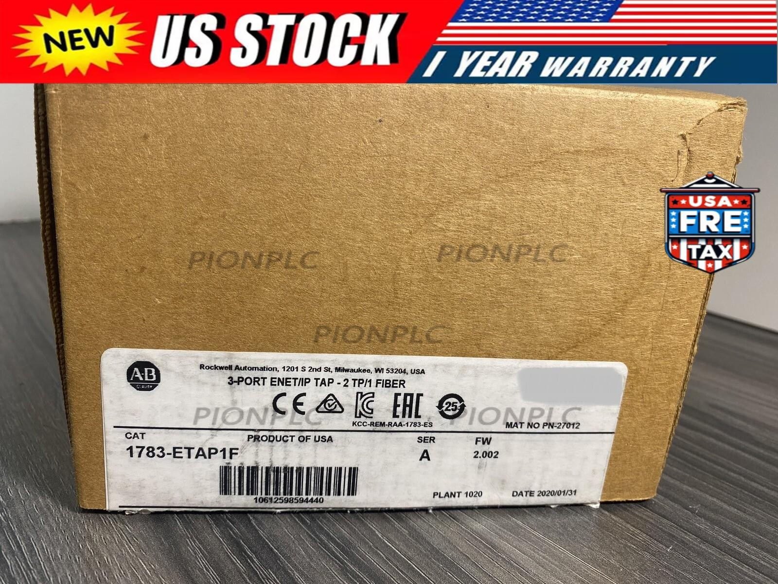 New AB 1783-ETAP1F EtherNet/IP Tap 3-Port 24VDC 1783ETAP1F US Free Tax