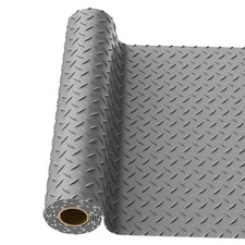 4x8 FT Garage Floor Mat  2.8mm PVC Roll for Cars, Golf Carts, Gyms, Trailers