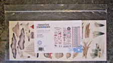 CREATIVE MEMORIES Coastal Shore Designer Stickers - 3/pack NEW 2024 Beach