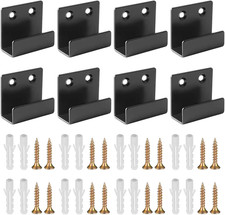 8PCS Mirror Brackets U-Shaped – Heavy Duty Wall Mount Hanger Clips with Screws