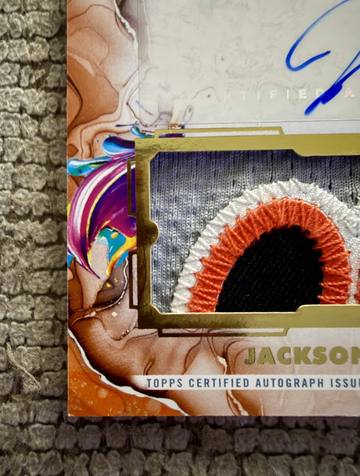 2025 Topps Inception Jackson Jobe Rookie Auto Patch /7 #IAPC-JJ Detroit Tigers  view 6
