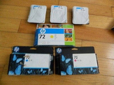 GENUINE LOT 6 HP 72 Printheads Ink Cartridge DesignJet T610 T770 T1100 T2300 NEW