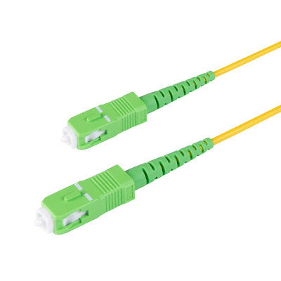 Speedyfibertx 1-Pack 300 Feet Sc/Apc To Sc/Apc Slim Simplex Riser Ofnr Fiber