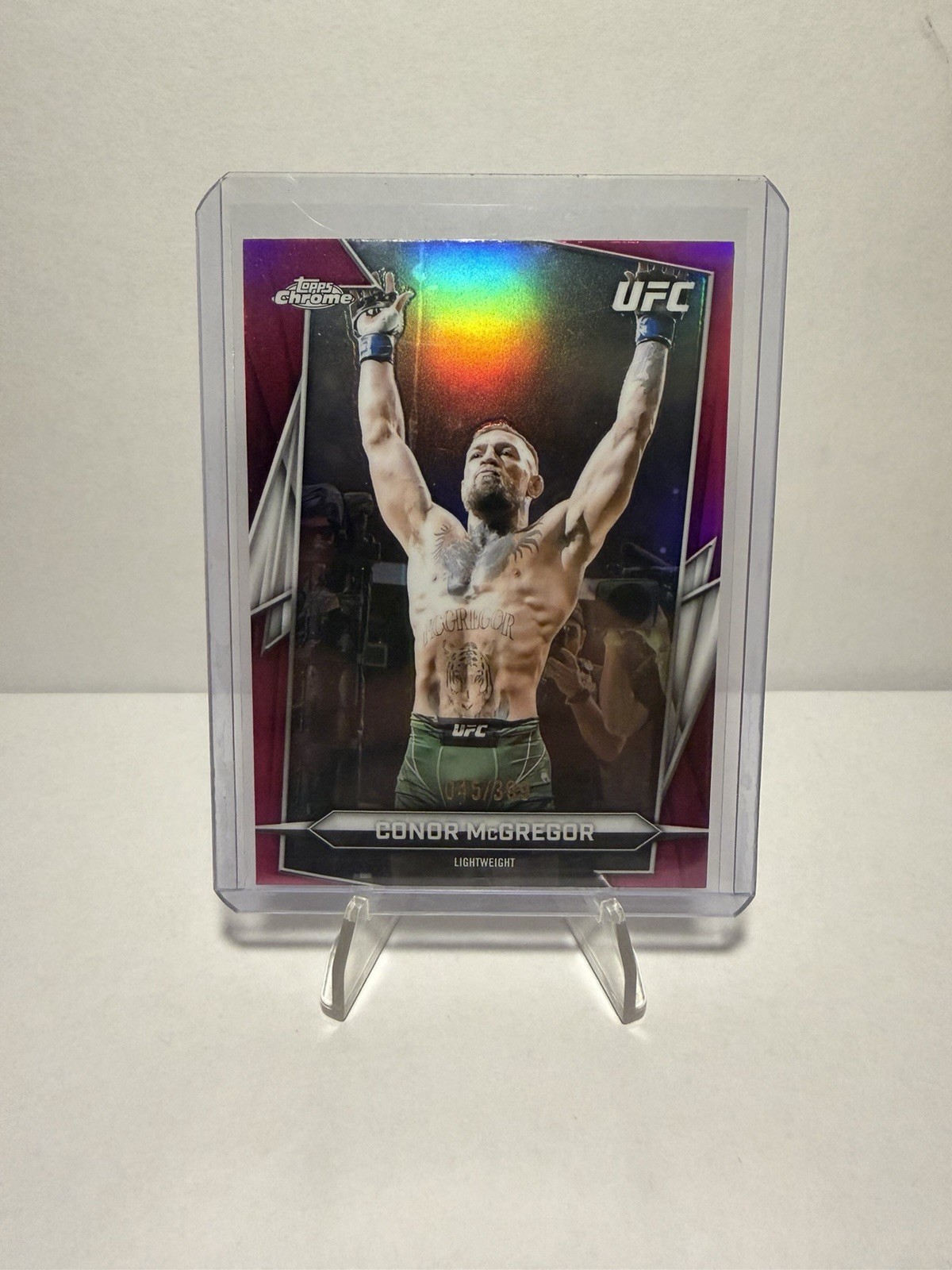 2026 Topps Chrome UFC Conor McGregor   Magenta Refractor /399