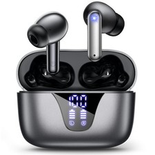 Wireless Earbuds, 2025 Bluetooth Headphones, 50hrs Stereo Deep Bass Ear Buds ...