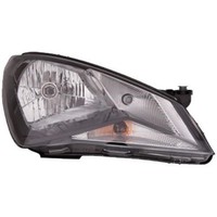 Scheinwerfer Rechts H4 Glasklar Schwarz Excl. Stellmotor FüR Seat Mii KF1_