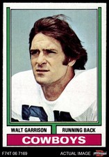 1974 Topps #335 Walt Garrison Cowboys Oklahoma St 5 - EX