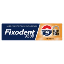 Fixodent Plus Dual Power Best HOLD Full & Partial Denture Adhesive Cream 40g