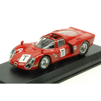 Alfa Romeo 33.2 Le Mans Test 1968 BIANCHI-ZECCOLI-GROSSELIN-TROSCH 1:43 Best Mod