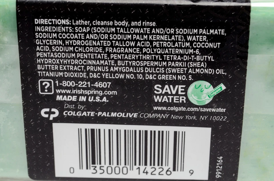 Irish Spring Signature for Men Hydrating Bar Soap 6 oz 3 Pack Body & Face New - Image 4 of 4