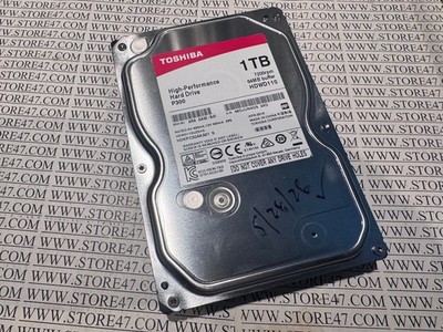 HDWD110 P300 TOSHIBA 1TB 3.5'' High Performance Sata DRIVE 7200 RPM