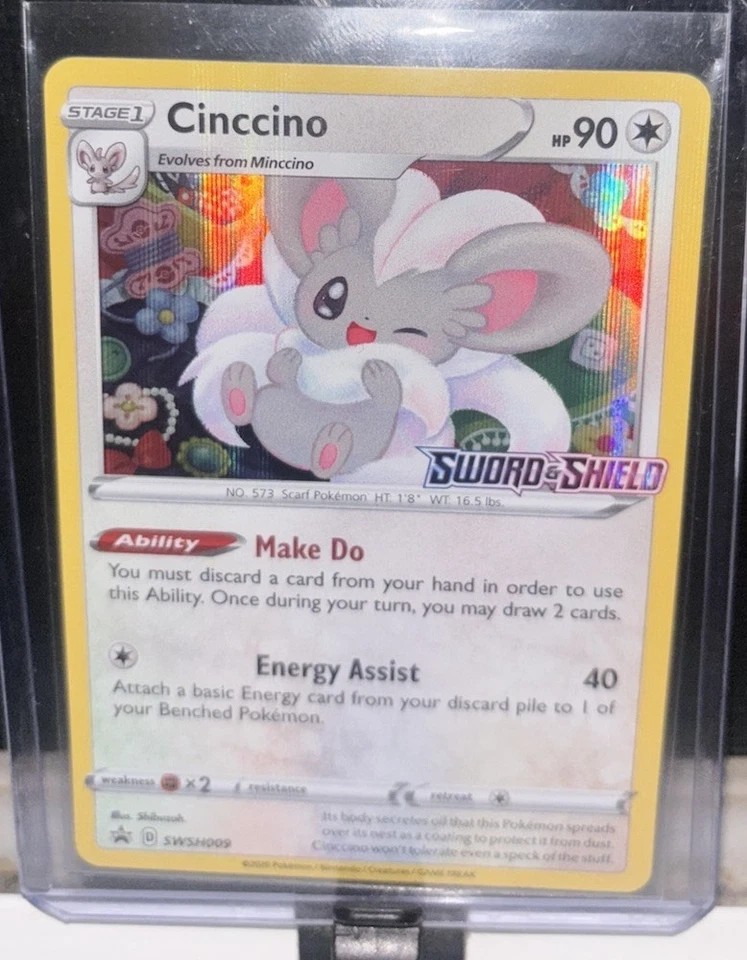 Cinccino - (Prerelease) SWSH009 SWSH: Sword & Shield Promo Cards Holo - Image 2 of 4