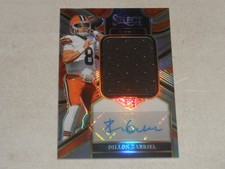 2025 Select Silver Prizm Autograph Auto Jumbo Jersey Dillon Gabriel 027/249 RC