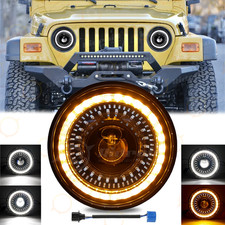 7inch Start-up Halo Led Headlight Drl Lights For 2007-2018 Jeep Wrangler Jk Jku 7inch Start-up Halo Led Headlight Drl Lights For 2007-2018 Jeep Wrangler Jk Jku
