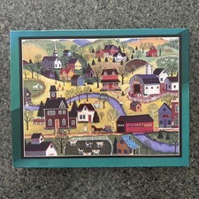 Vtg 1998 Bits & Pieces puzzle  Summer Hills  ...