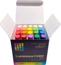 Hagoromo Fulltouch Colored Chalk Non-Toxic 20 Count Pack of 1 , 16 Color Mix