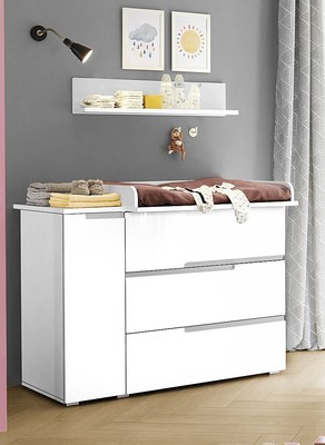 Wickelkommode SUNSHINE BHT 120x100x80 cm weiß