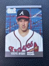 Steve Avery 1991 Fleer Ultra #1! 2 Card Min! Read Desc!