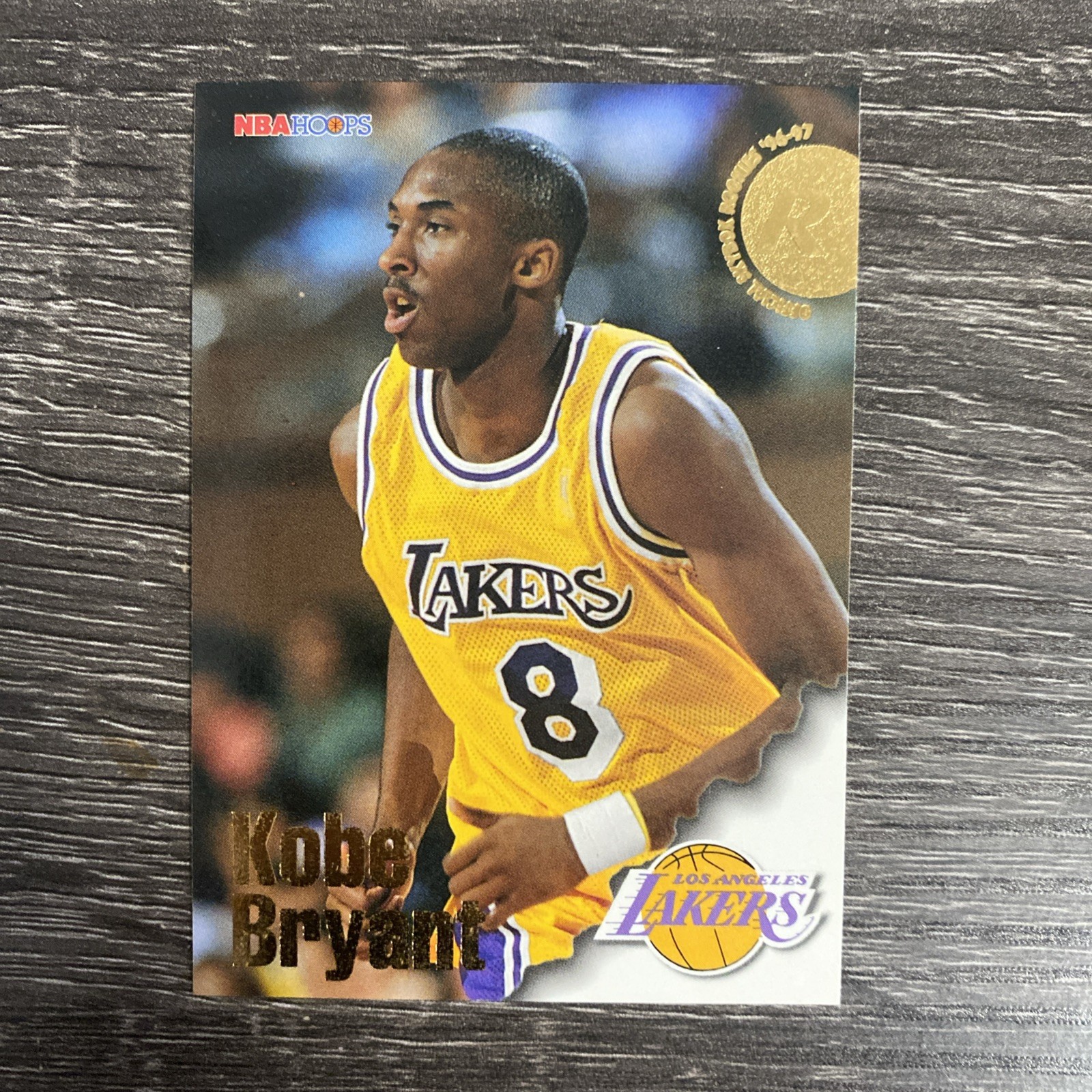 1996-97 Fleer/SkyBox NBA Hoops #281 Kobe Bryant Rookie Card RC L.A. Lakers 🔥🏀