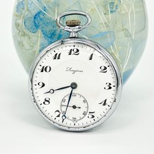 Orologio da tasca Longines carica manuale vintage quadrante secondario