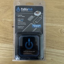 CableHub - Cable Management Solution - Weighted to organize power cords - Black