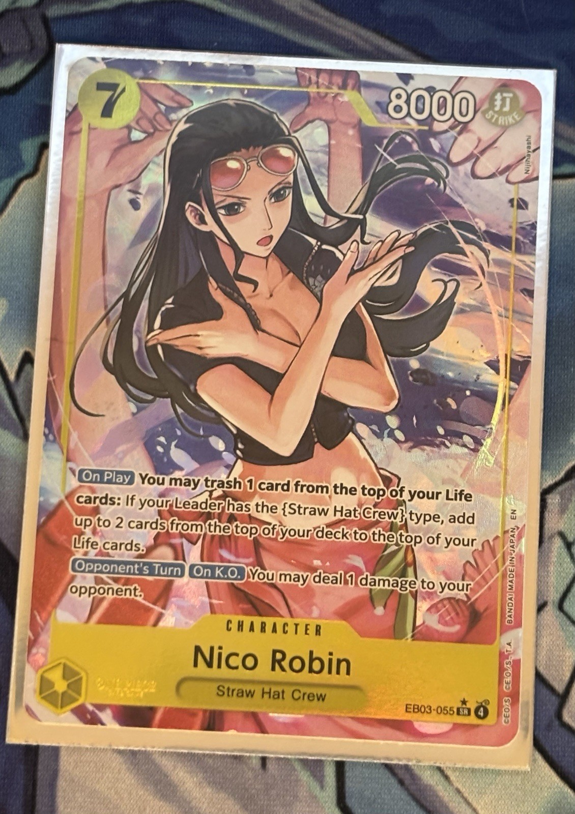 Nico Robin (055) (Alternate Art) EB03-055 Extra Booster: One Piece Heroines Edition Foil