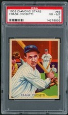 1934-36  Diamond Stars #86 Frank Crosetti PSA 8 NM-MT 14278892 