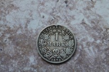 Deutsches Reich 1 Mark 1873 D 900er Silber Kaiserreich Erhaltung s. Bilder RAR!