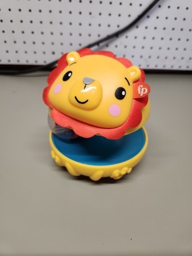 Fisher Price Bat N Wobble Lion Baby Development Toy Sound Play