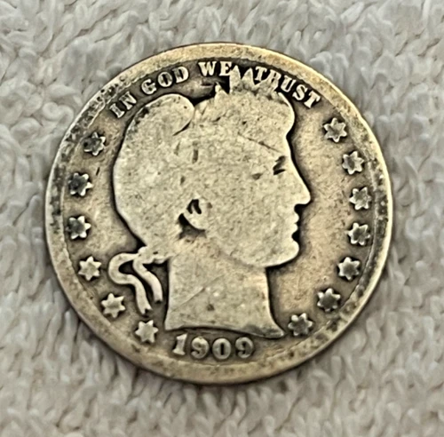 1909-O Barber Quarter