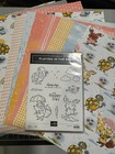 Stampin'Up! PLAYING IN THE RAIN Stamps & Dies Bundle With 11 Full Sheets 12x12