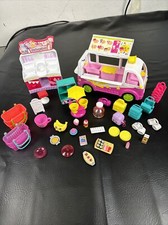 Shopkins Lot With Vehicle Kitchen Dresser Items Shelves Food Makeup Spot Misc