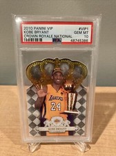2010 Panini VIP #VIP1 Kobe Bryant Crown Royale PSA 10