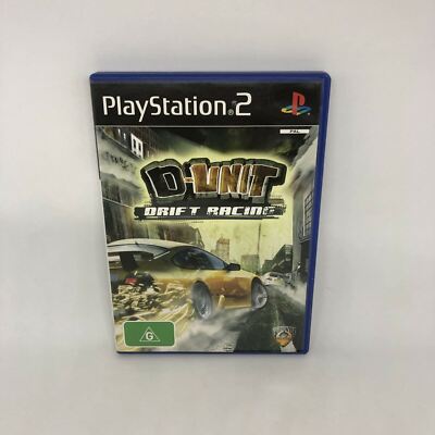 D-Unit Drift Racing PLAYSTATION 2 PS2 Complete PAL Game V GOOD COND Free Post