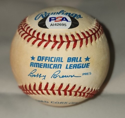 Frank Thomas Autographed Signed Baseball PSA/DNA AI42695 Clear Case Included - Picture 2 of 4