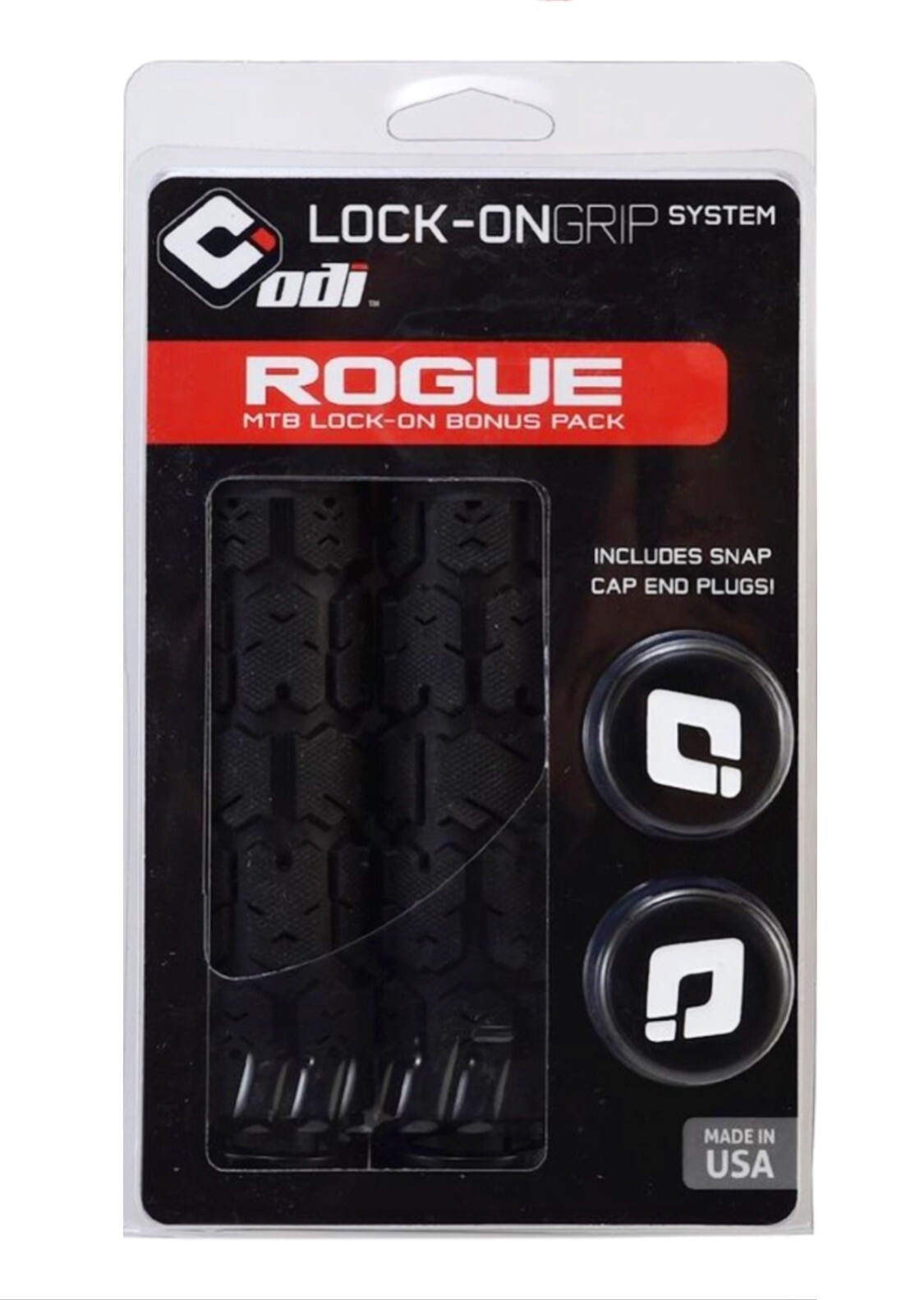 Odi Bike Grips Handle Rouge Bonus Pack Black/Black NEW 711484105050