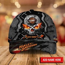 Personalized Harley Motor Racing Davidson Classic Cap Gift
