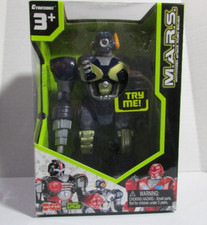 M.A.R.S. Cybotronix Electronic Motorized Attack Robo Squad Gold Black Grey NIB