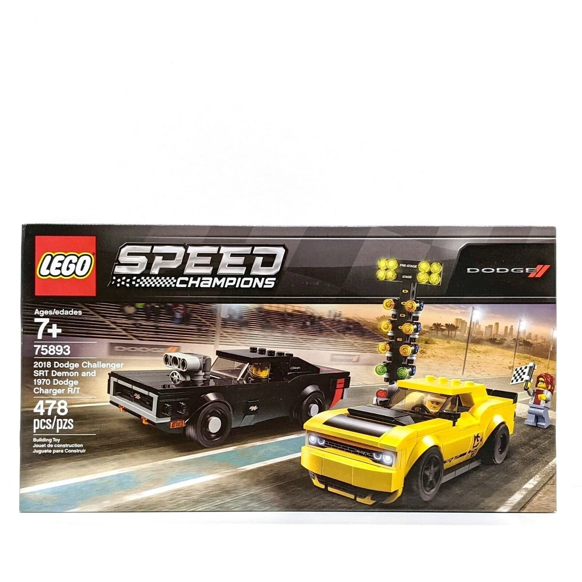 LEGO Speed Champions 75893 Dodge Challenger SRT Demon Charger R